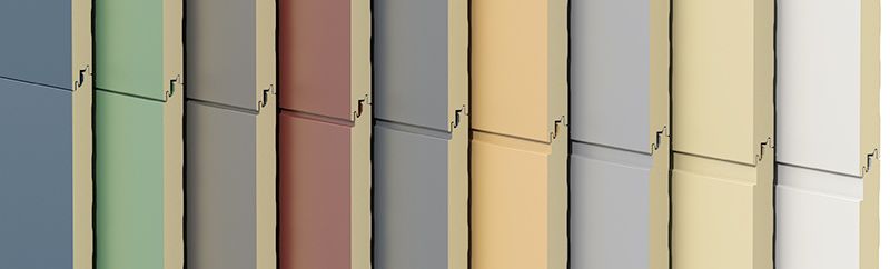 Color of Thermal Insulated Wall Systems